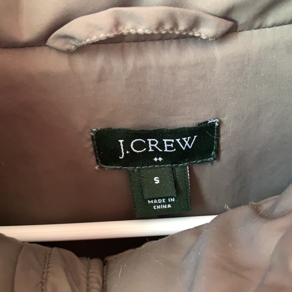 J. Crew Factory Quilted Green Snowcap Jacket Size Small - Picture 9 of 16